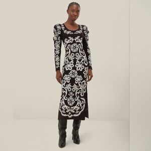 NWT FARM RIO Cashew Mandela knit